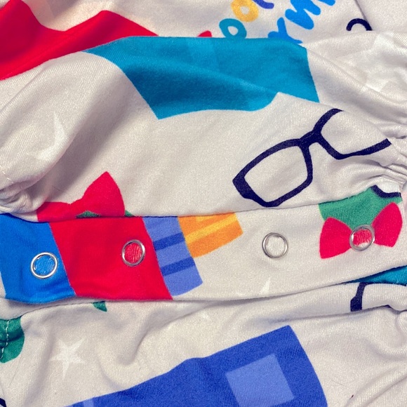 LKB book worm adult onesie - Picture 4 of 4